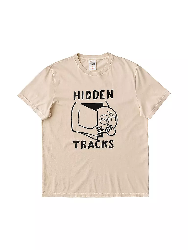 NUDIE JEANS | T-Shirt ROY HIDDEN TRACKS | Crème