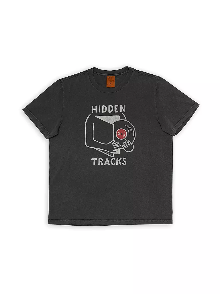 NUDIE JEANS | T-Shirt ROY HIDDEN TRACKS | Gris
