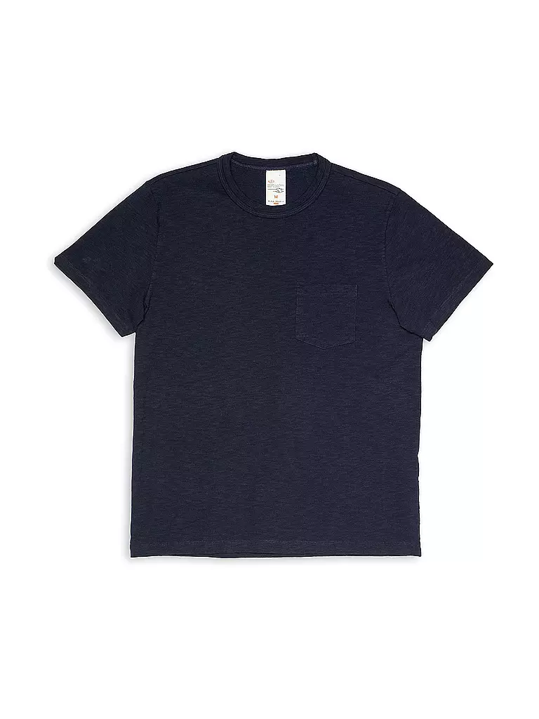 NUDIE JEANS | T-Shirt ROY | Bleu foncé