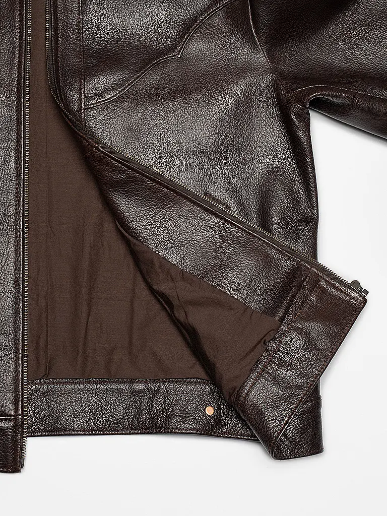 NUDIE JEANS | Veste en cuir JOPPE WESTERN | 