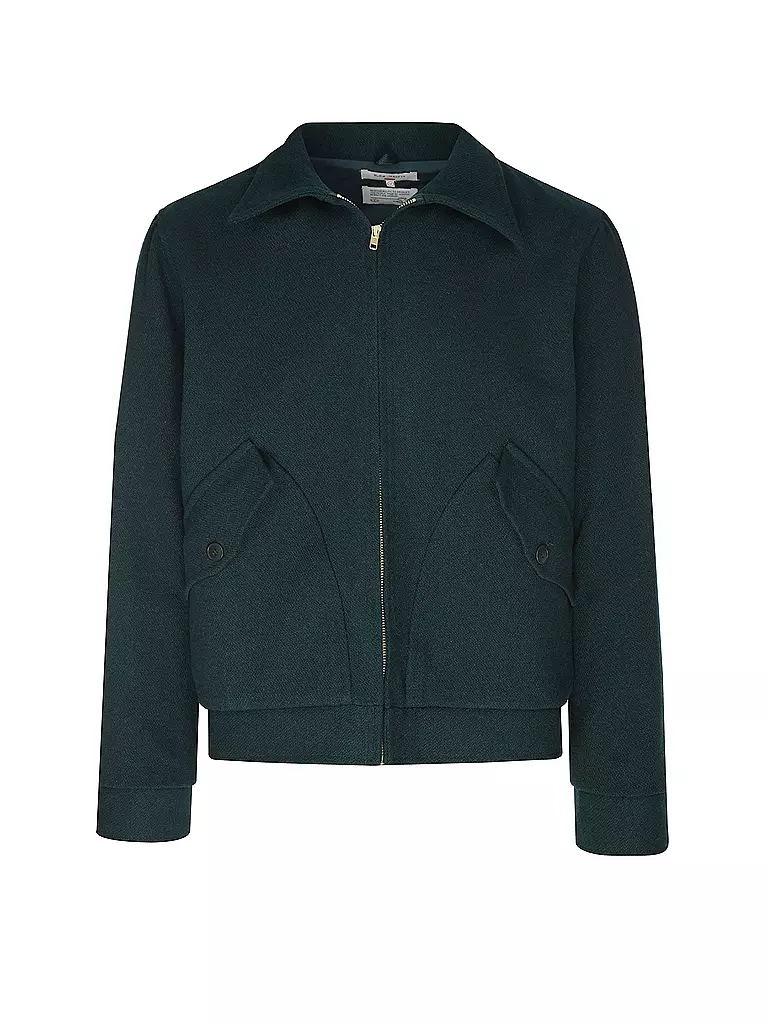 NUDIE JEANS | Wolljacke BLAKE  | Vert foncé