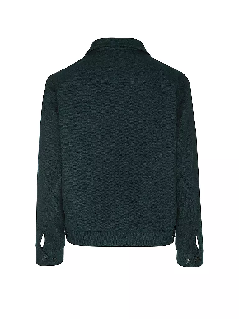 NUDIE JEANS | Wolljacke BLAKE  | Vert foncé