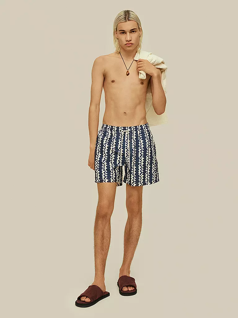 OAS | Badeshorts BLUE SCRIBBLE | Bleu