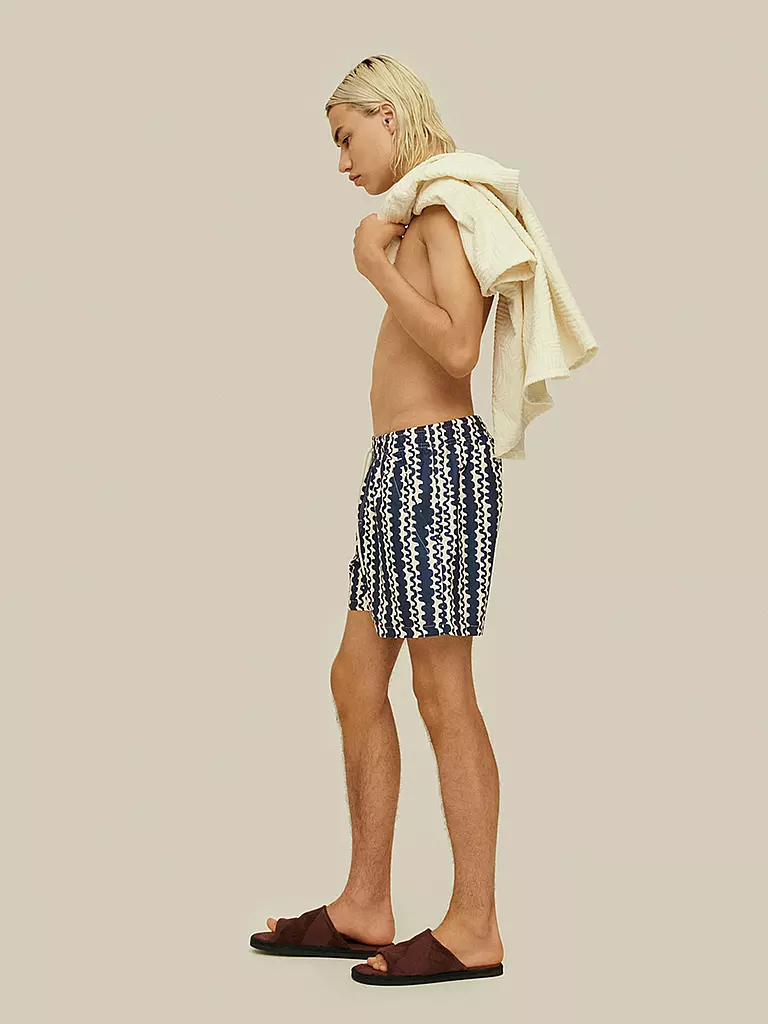 OAS | Badeshorts BLUE SCRIBBLE | Bleu