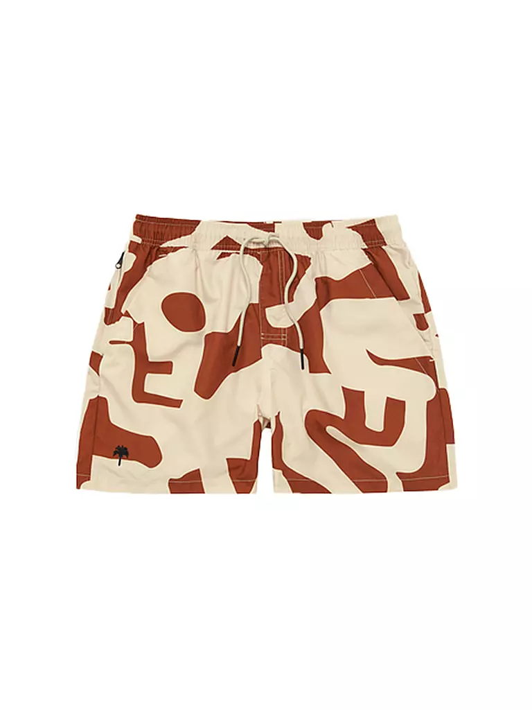 OAS | Badeshorts RUSSETT PUZZLOTEC | Rouge