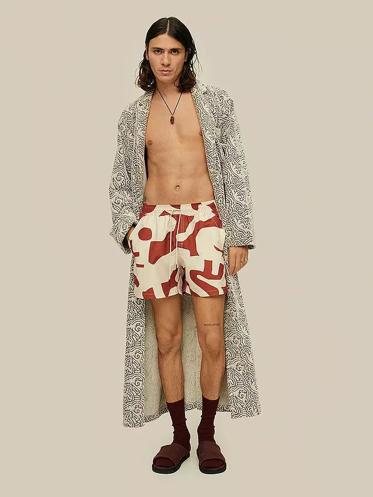 OAS | Badeshorts RUSSETT PUZZLOTEC | Rouge