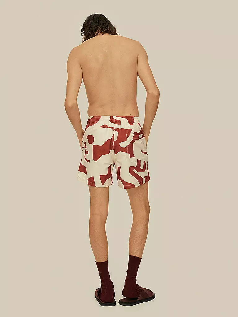 OAS | Badeshorts RUSSETT PUZZLOTEC | Rouge