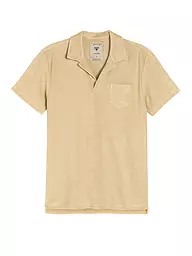 OAS | Frottee Poloshirt | Beige