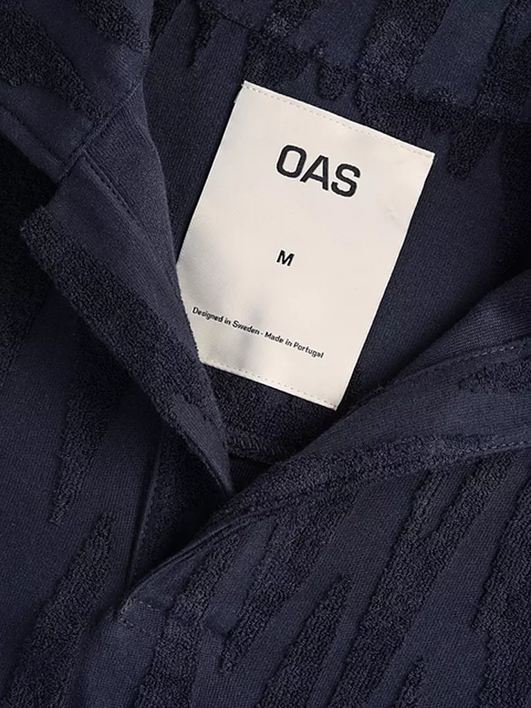 OAS | Frottee Poloshirt | Bleu