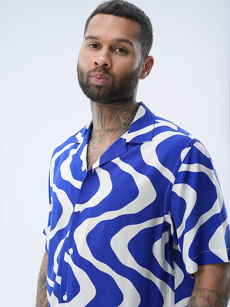 OAS | Hemd BLUE RIPPLING | Bleu