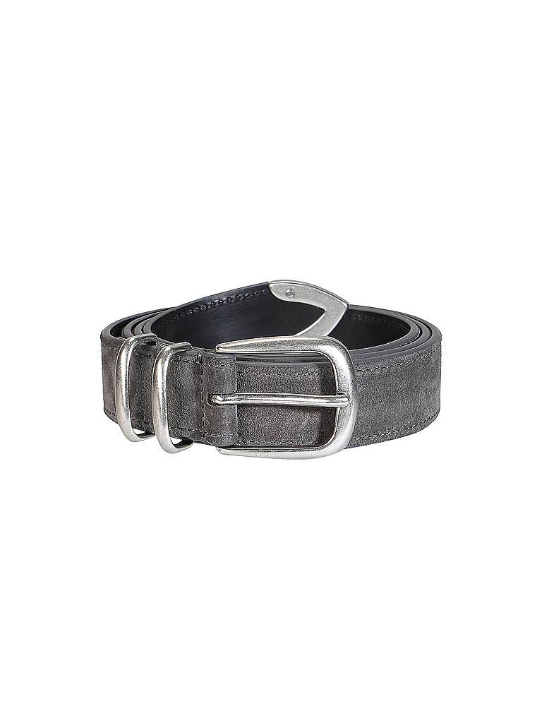 Creative Ceinture en cuir gris 90