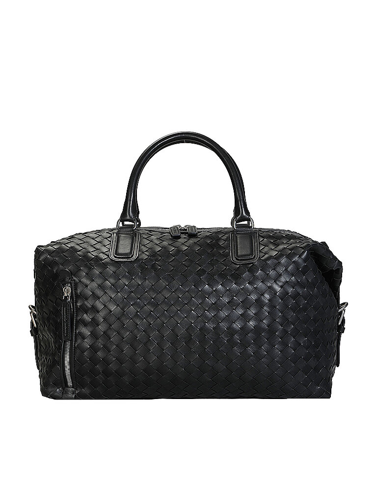 OFFICINE+CREATIVE+Sac+en+cuir+-+Weekender+ARMOR/019+noir