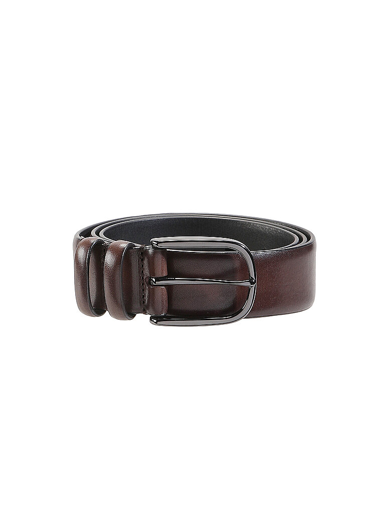 Ceinture en cuir AERO SPALLA PIUMA marron 85