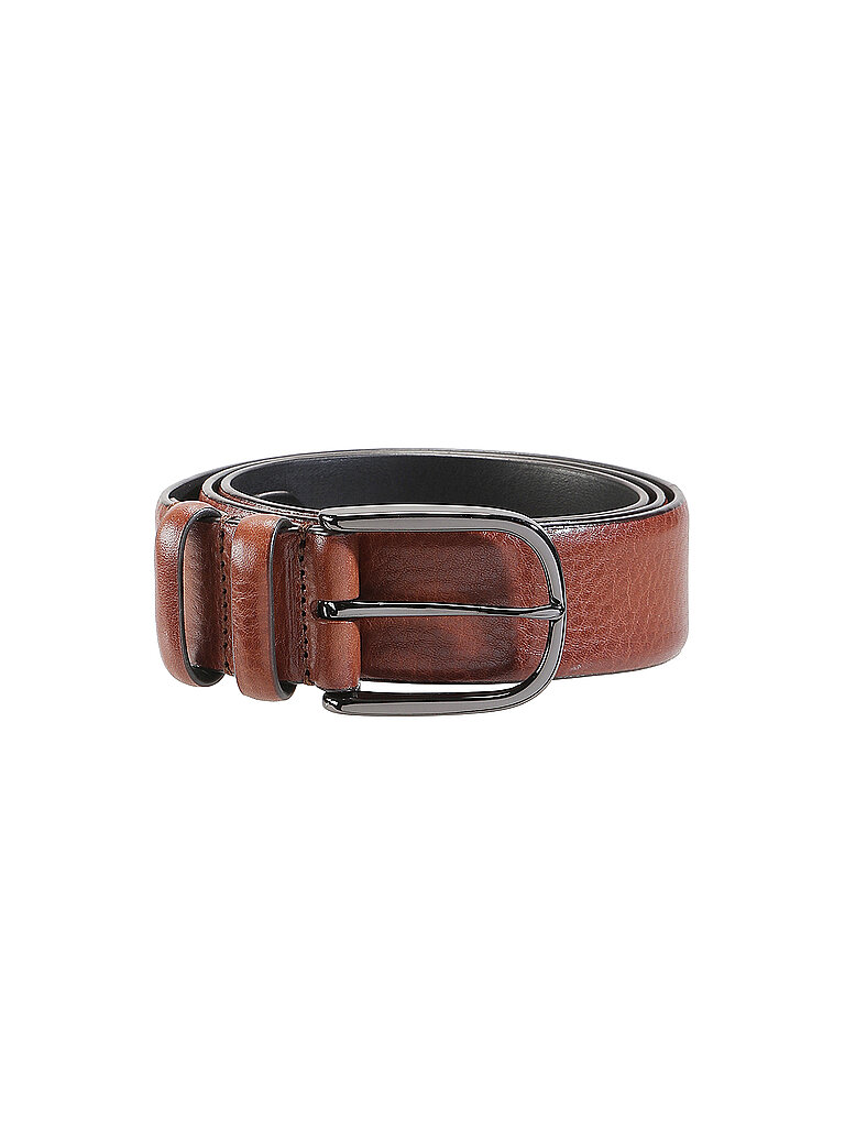Ceinture en cuir AERO SPALLA PIUMA marron 100