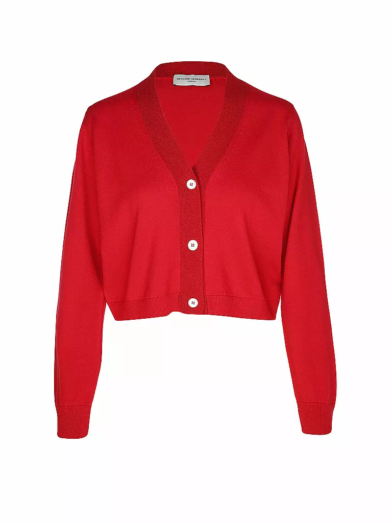 OFFICINE GENERALE | Cardigan SERENA | Rouge foncé