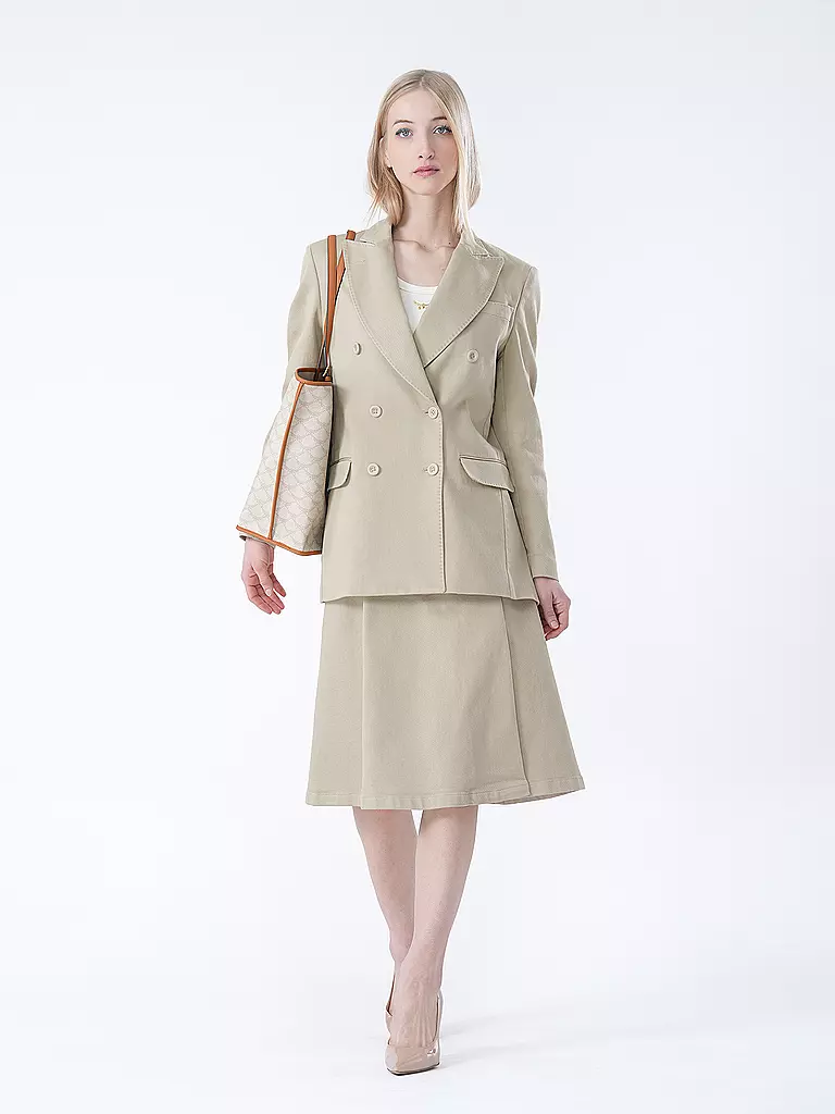 OFFICINE GENERALE | Midi-jupe BARBARA | beige