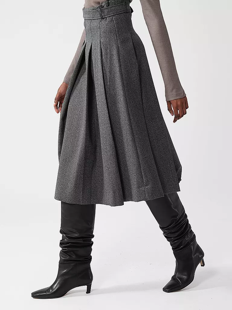OFFICINE GENERALE | Midi-jupe KENIA | Gris