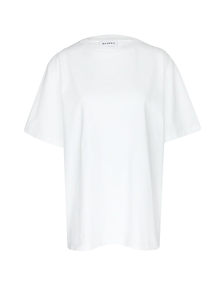 Oh April T-Shirt FLOWER blanc M