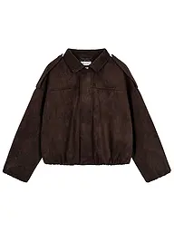 OH APRIL | Nom du produit: Veste aspect cuir KATIE VEGAN | Marron