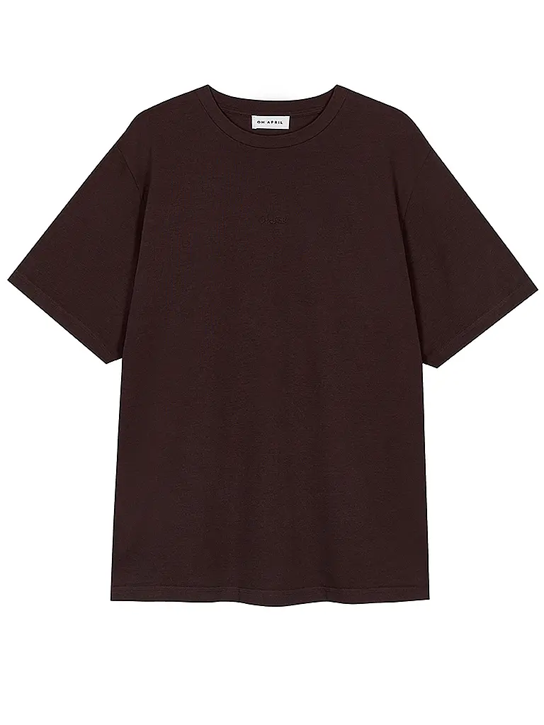 OH APRIL | Nom du produit : T-Shirt GOOD KARMA | Marron