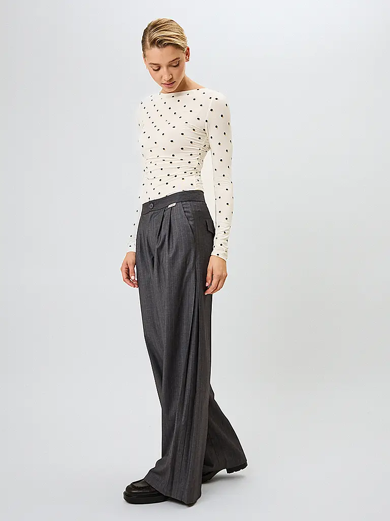 OH APRIL | Nom du produit : T-shirt à manches longues MAEVE | Marron