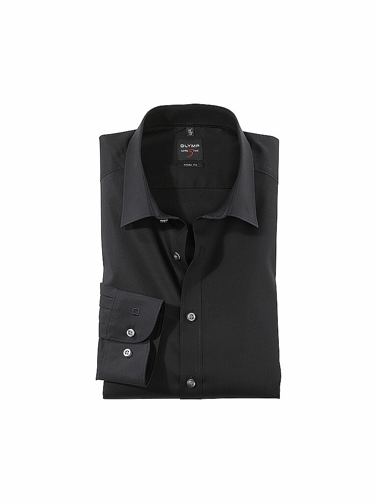 Chemise Body Fit (manches extra longues) noir 42