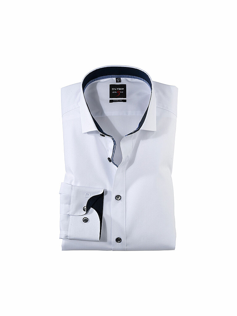 Chemise Body Fit Manches Extra Longues blanc 43