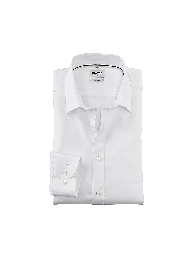 Chemise Body Fit Manches Extra Longues blanc 41