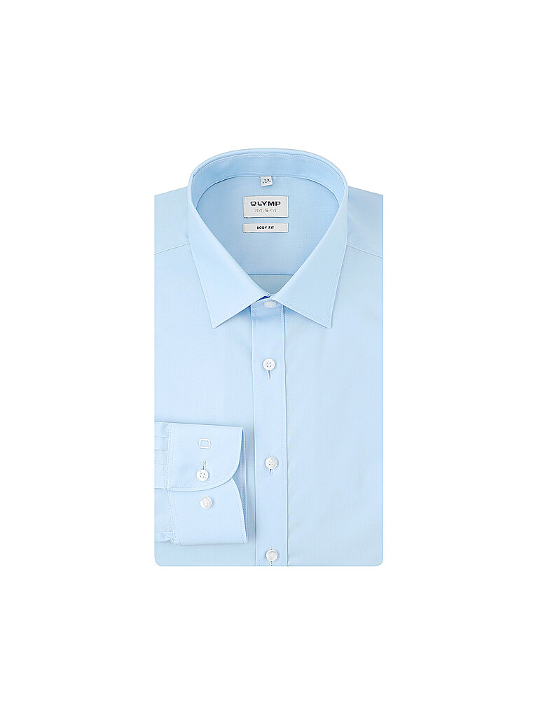 Chemise Body Fit Manches Extra Longues bleu clair 46