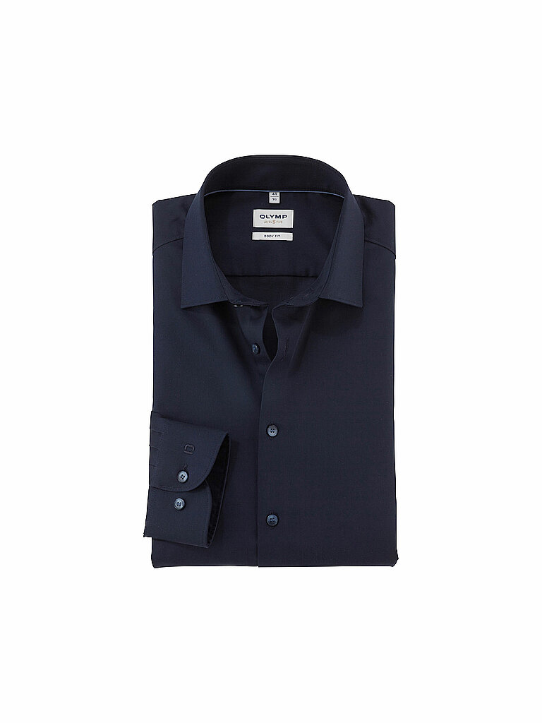 Chemise Body Fit bleu marine 38