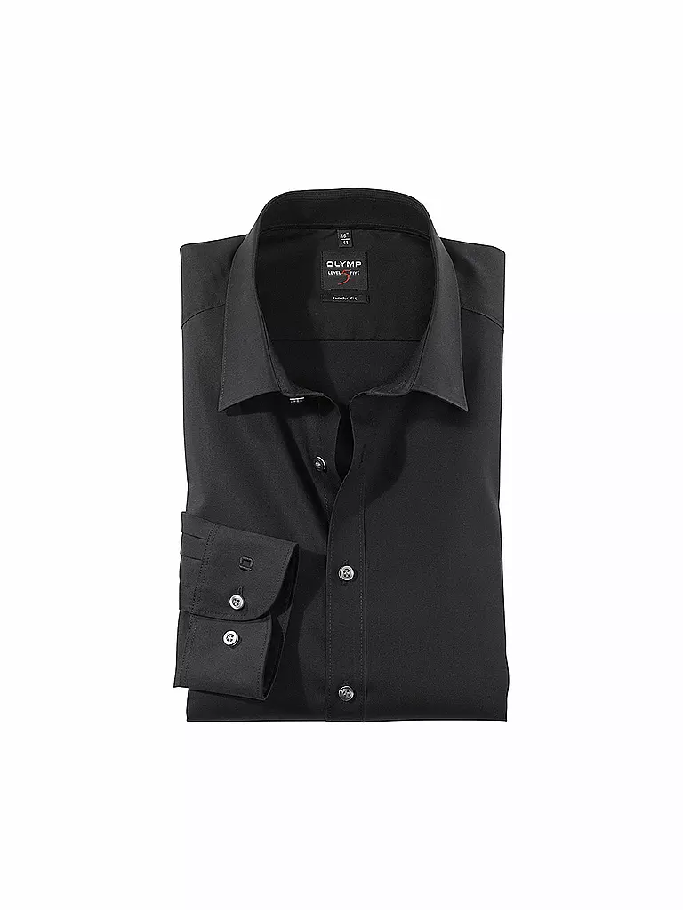 OLYMP LEVEL FIVE | Chemise Body Fit (manches extra longues) | schwarz