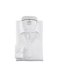 OLYMP LEVEL FIVE | Chemise Body Fit Manches Extra Longues | Blanc