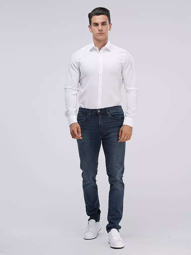 OLYMP LEVEL FIVE | Chemise Body Fit Manches Extra Longues | weiss