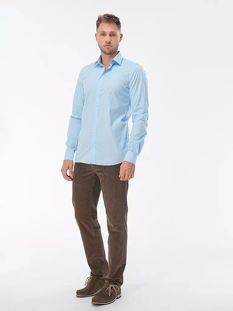 OLYMP LEVEL FIVE | Chemise Body Fit Manches Extra Longues | hellblau