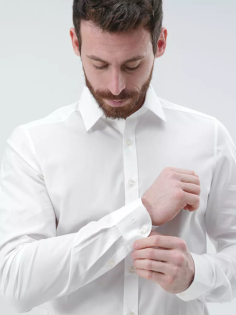 OLYMP LEVEL FIVE | Chemise Body Fit Manches Extra Longues | 