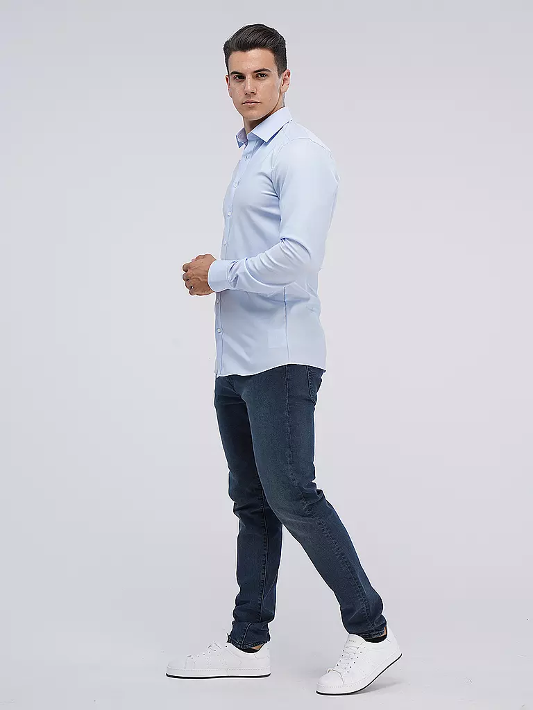 OLYMP LEVEL FIVE | Chemise Body Fit Manches Extra Longues | 
