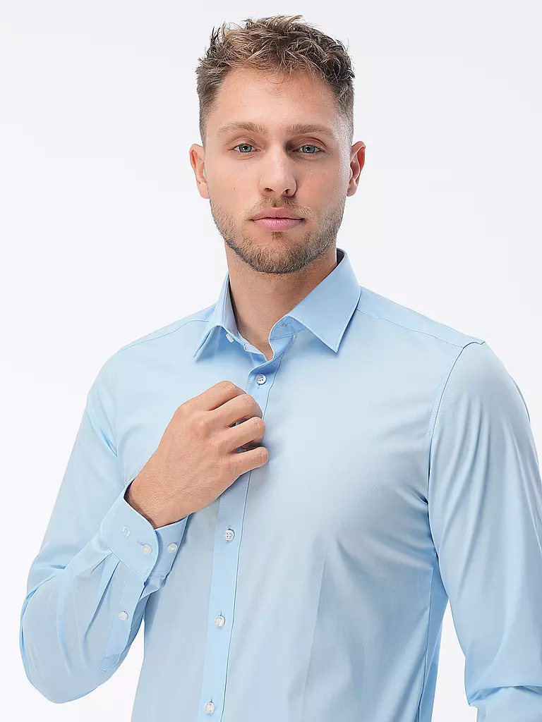 OLYMP LEVEL FIVE | Chemise Body Fit Manches Extra Longues | 