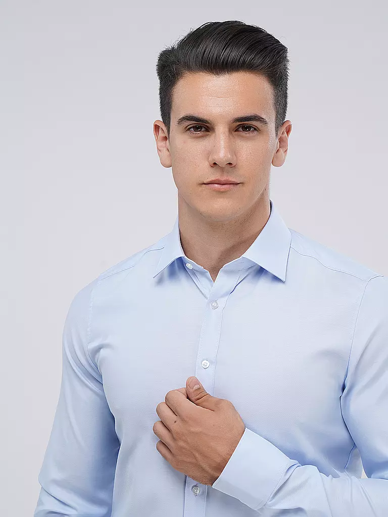 OLYMP LEVEL FIVE | Chemise Body Fit Manches Extra Longues | 