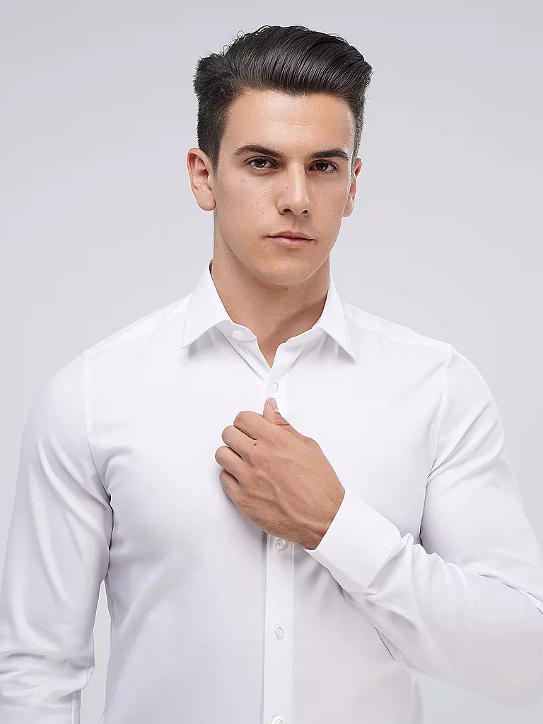 OLYMP LEVEL FIVE | Chemise Body Fit Manches Extra Longues | 