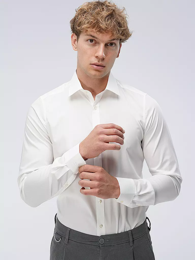 OLYMP LEVEL FIVE | Chemise Body Fit Manches Extra Longues | 