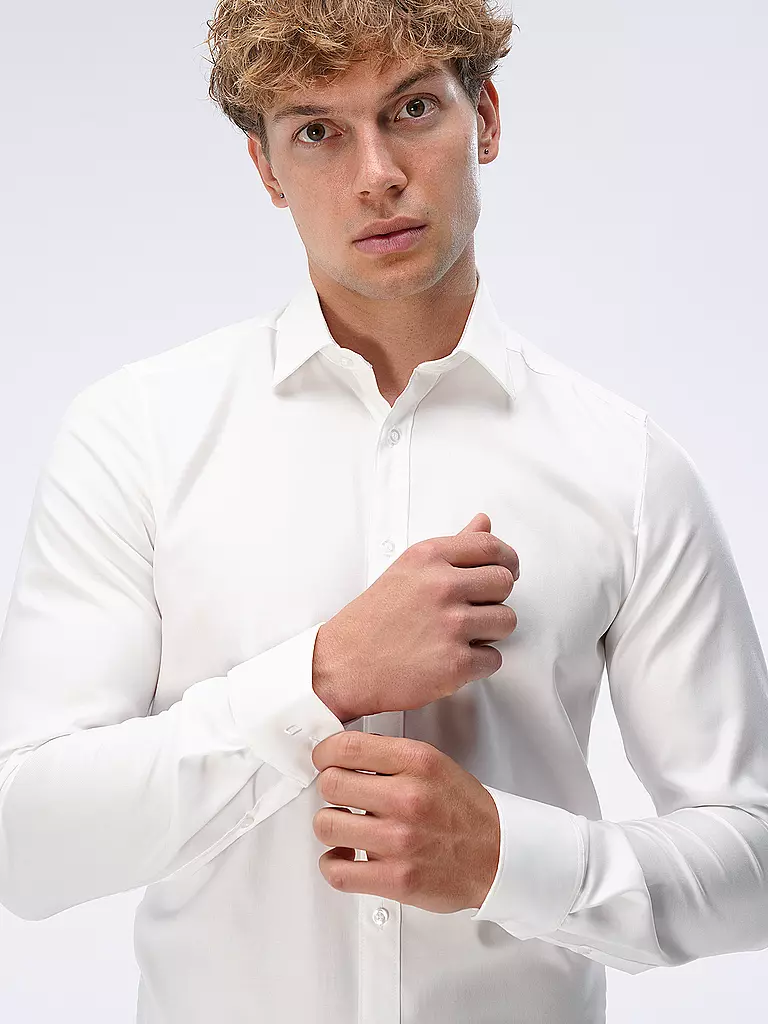 OLYMP LEVEL FIVE | Chemise Body Fit Manches Extra Longues | 