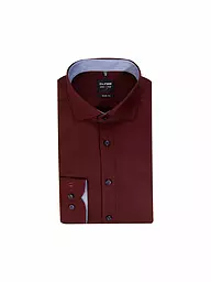 OLYMP LEVEL FIVE | Chemise Body Fit | Rouge foncé