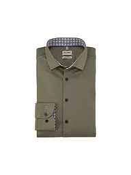 OLYMP LEVEL FIVE | Chemise Body Fit | Olive