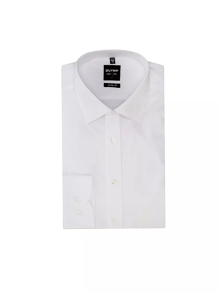 OLYMP LEVEL FIVE | Chemise Body Fit | weiss