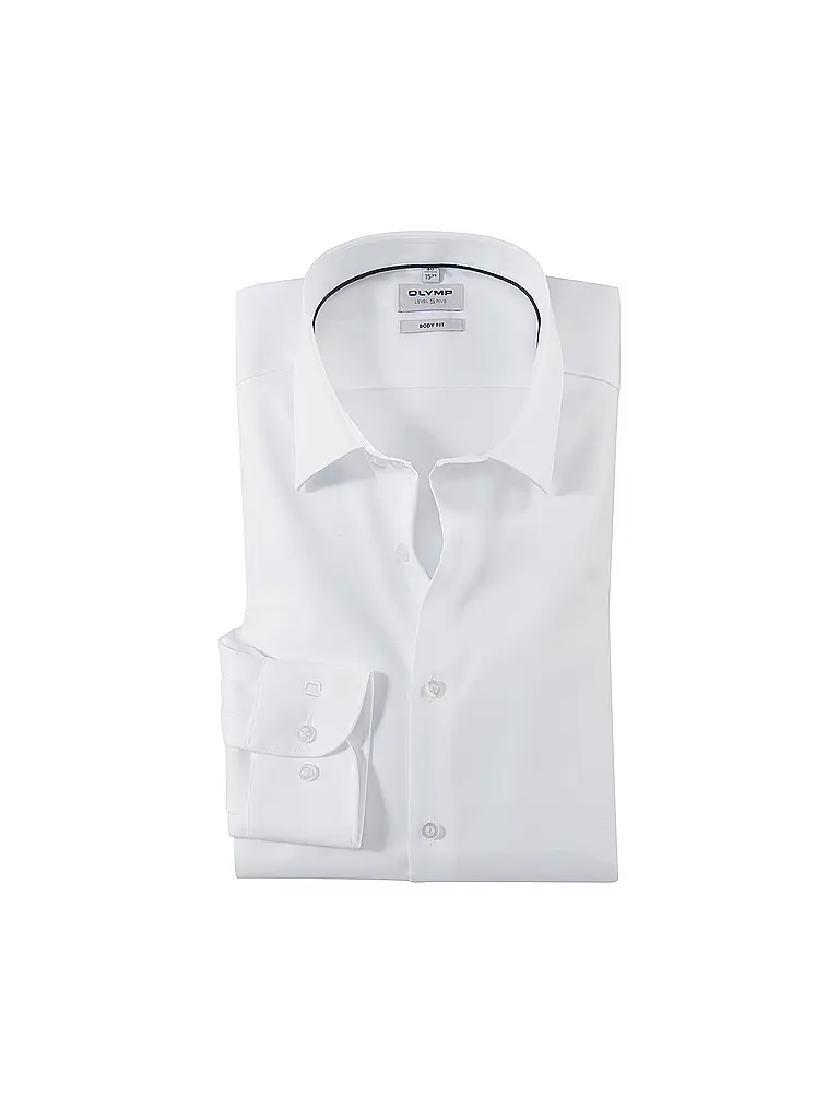 OLYMP LEVEL FIVE | Chemise Body Fit | Blanc