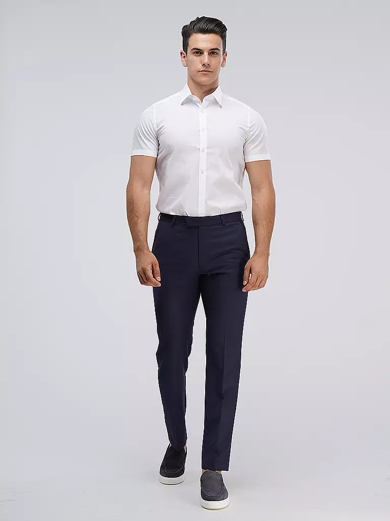 OLYMP LEVEL FIVE | Chemise Body Fit | weiss