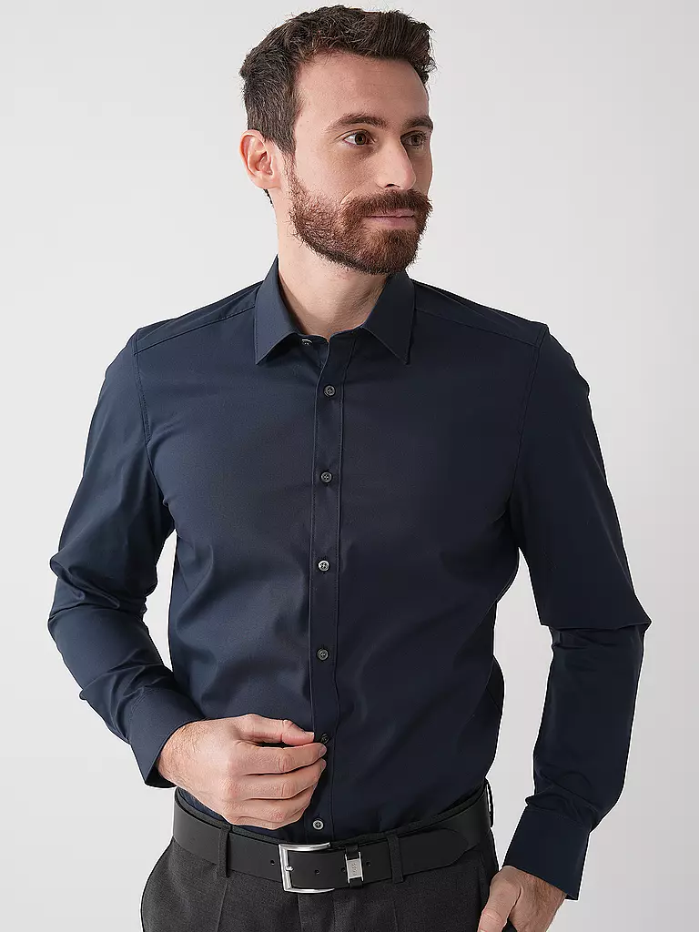 OLYMP LEVEL FIVE | Chemise Body Fit | dunkelblau