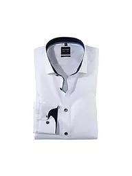 OLYMP LEVEL FIVE | Chemise Body-Fit | Blanc