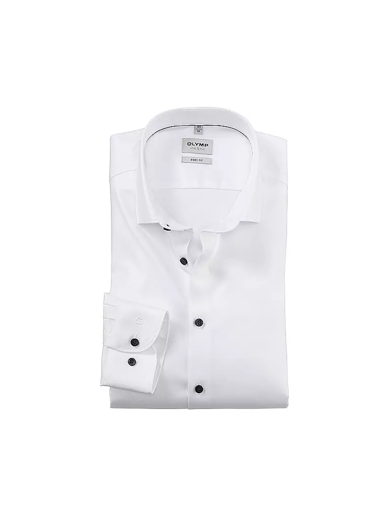 OLYMP LEVEL FIVE | Hemd Body Fit  | Blanc