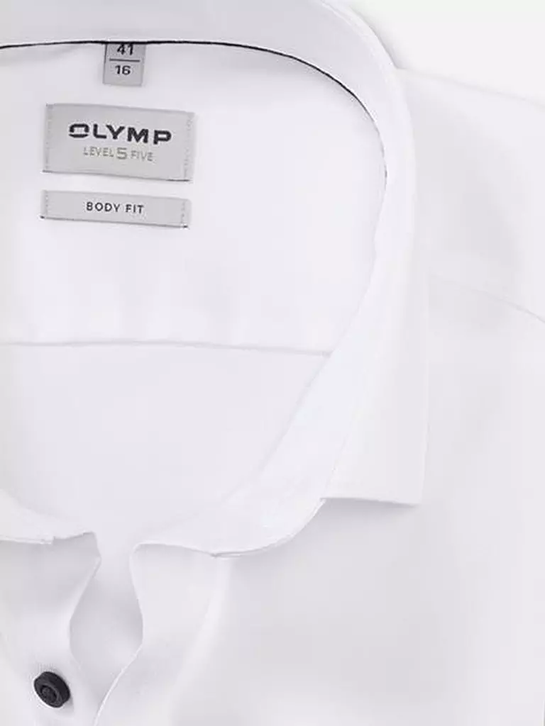 OLYMP LEVEL FIVE | Hemd Body Fit  | Blanc
